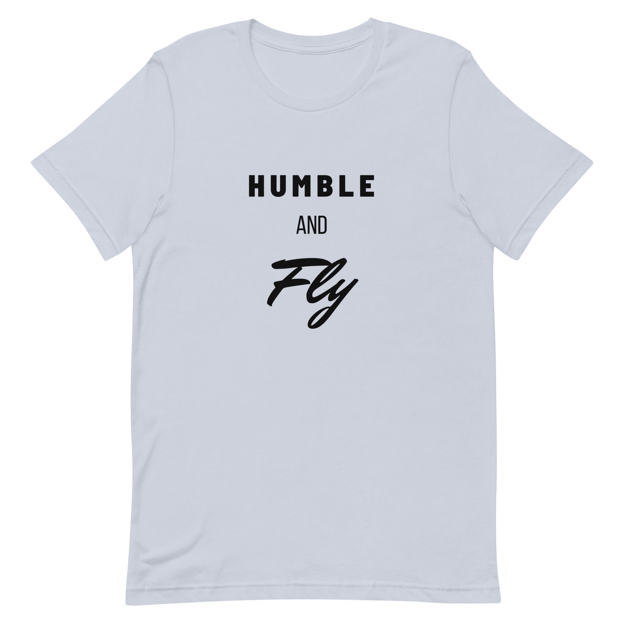 Humble & Fly - Unisex Short-Sleeve T-Shirt - Black Logo