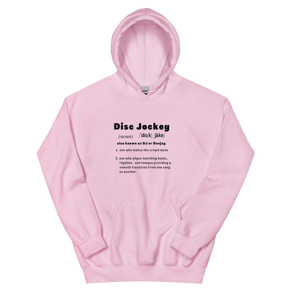 Thumbnail: DJ Defined - Unisex Hoodie - Black Logo