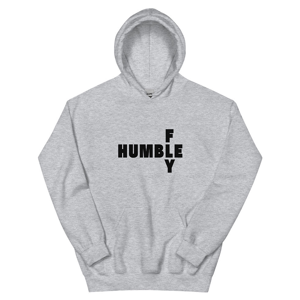 Thumbnail: Humble Fly Overlap Hoodie - Black Logo