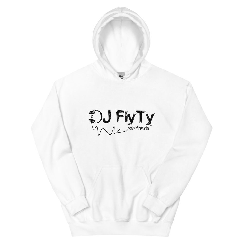 DJ Fly Ty Unisex Hoodie - Black Logo