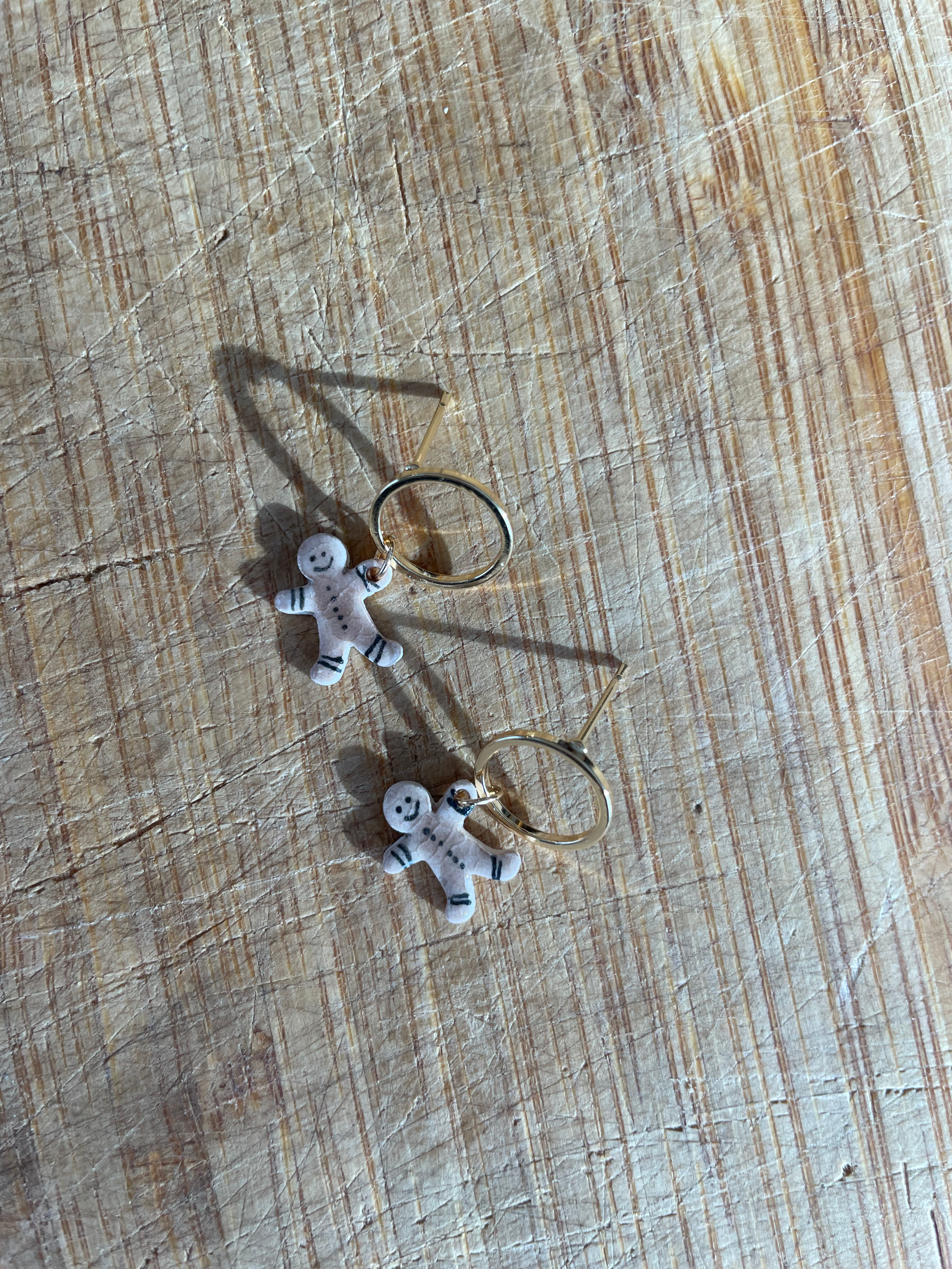 Gingerbread Earring
