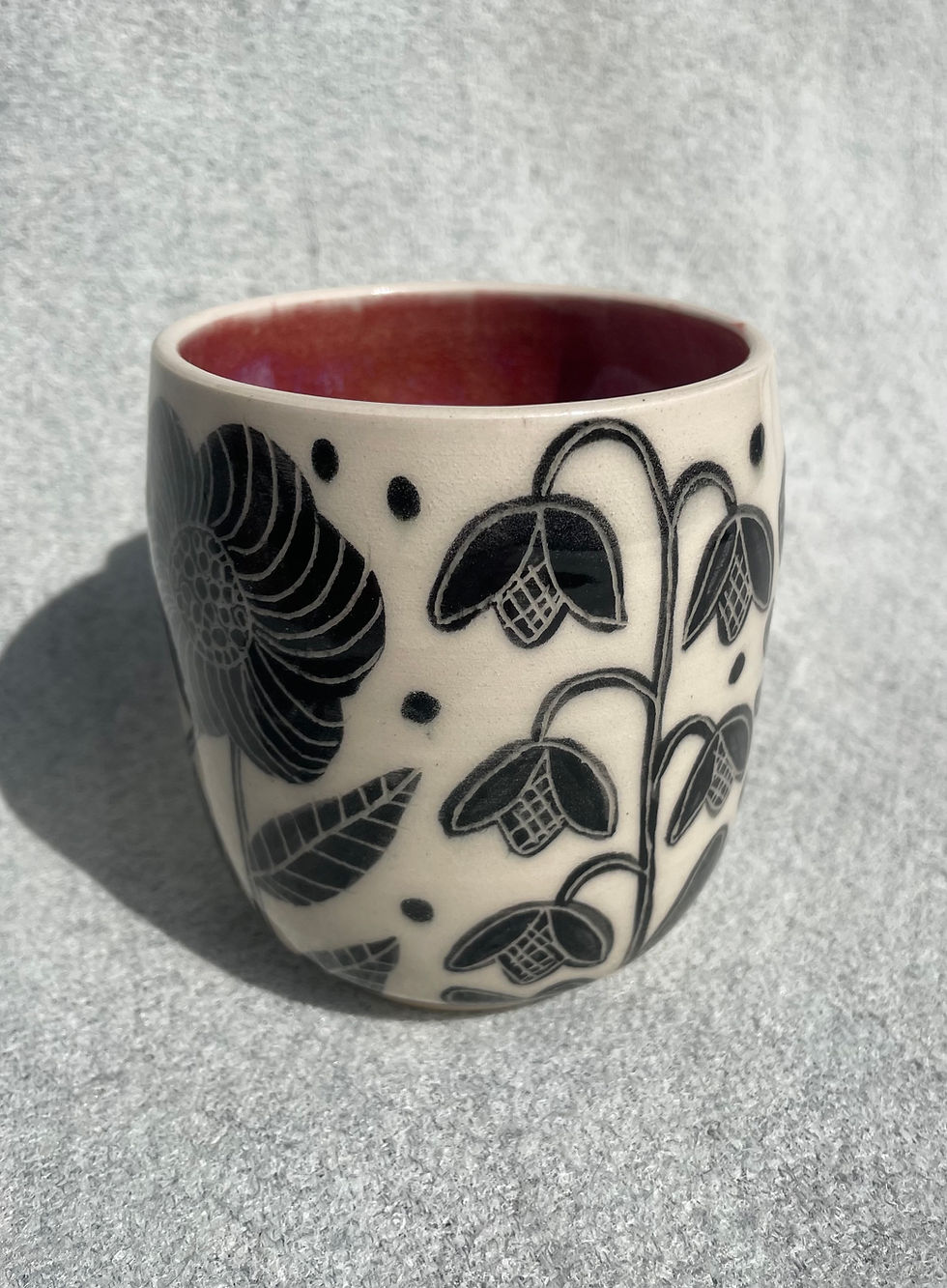 Thumbnail: Flora Noir Sparrow Mug