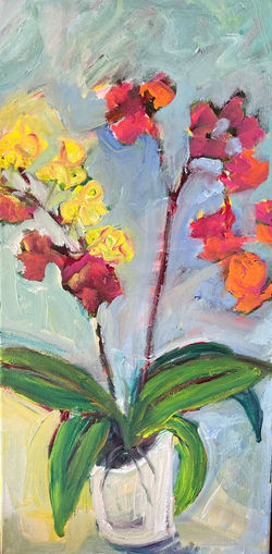 tilting orchid