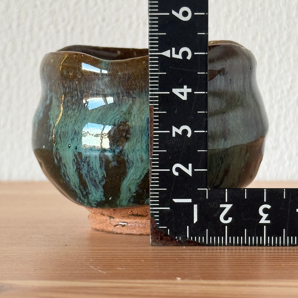 Thumbnail: W049)Hagi ware Seigan Yamane   espresso  cup ,sake cup