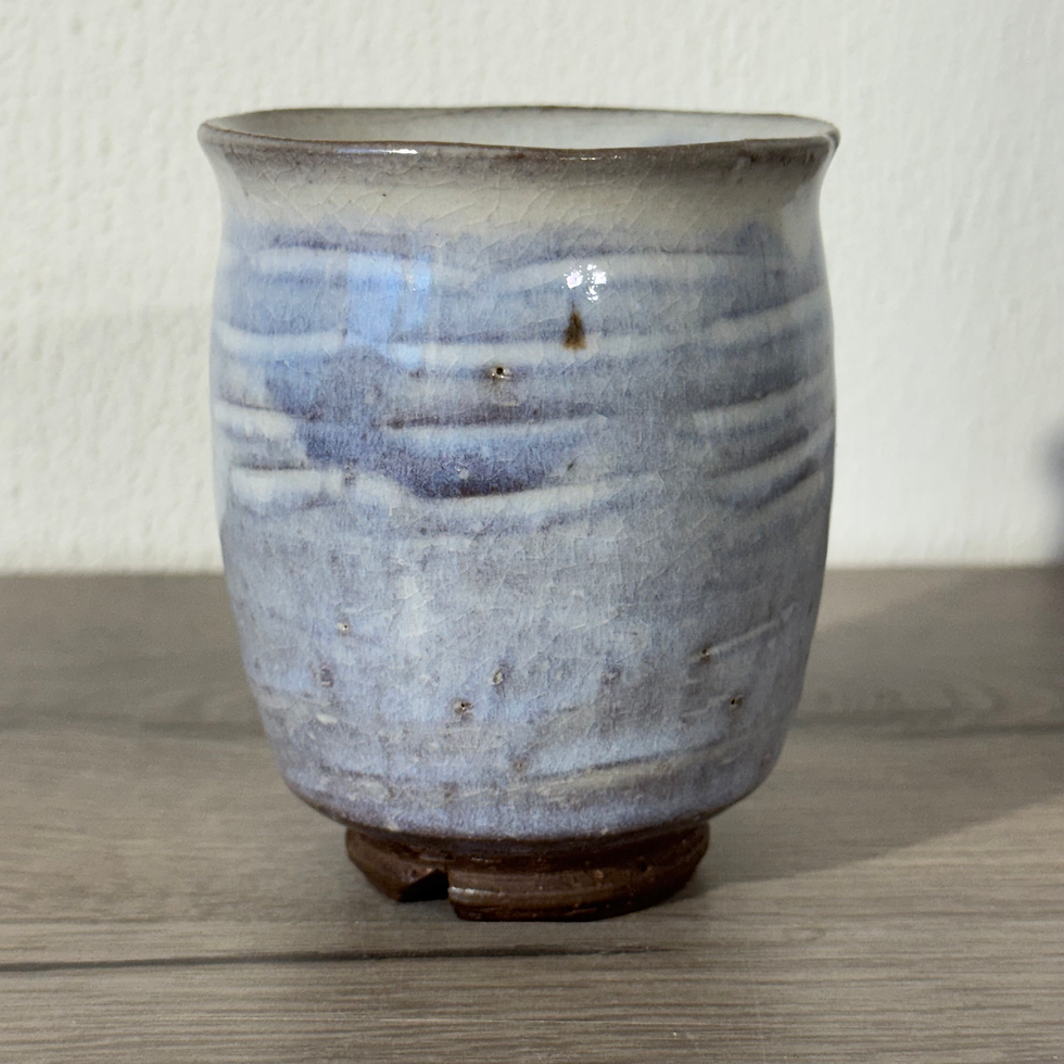 Thumbnail: EE63)Hagi ware tea cup Yuka Matsuo