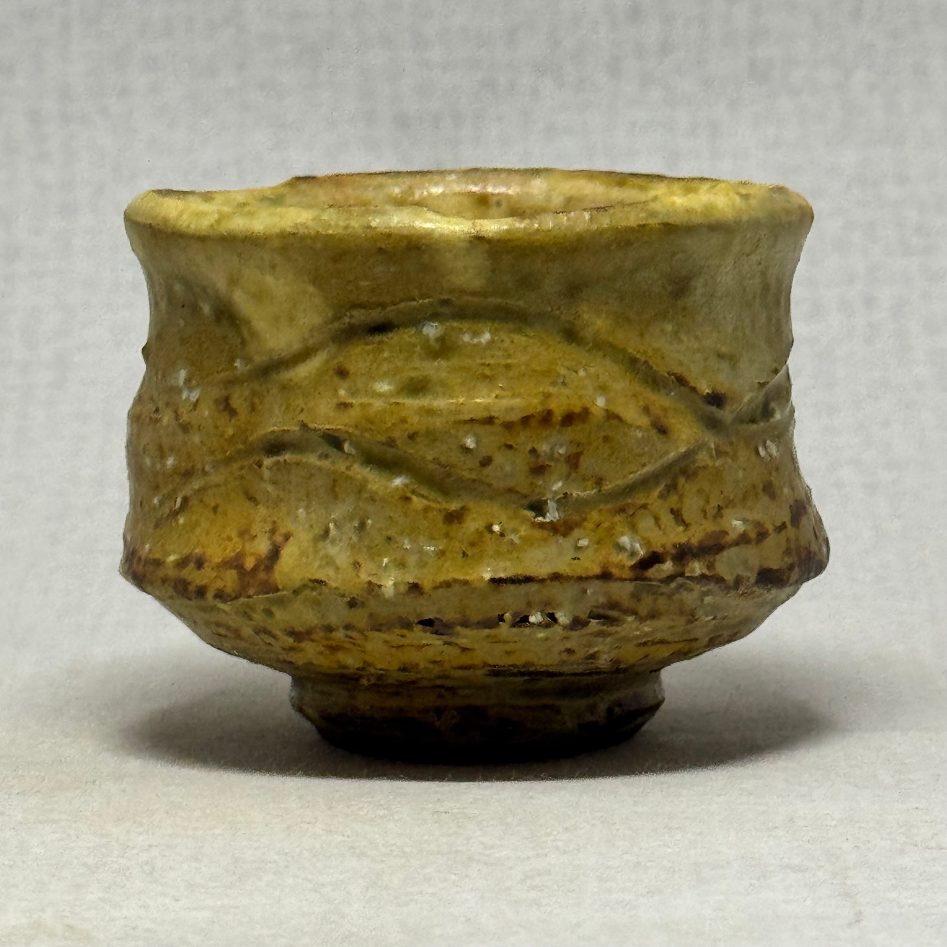 NN07)Hagi ware Akira Kawano espresso cup,sake cup