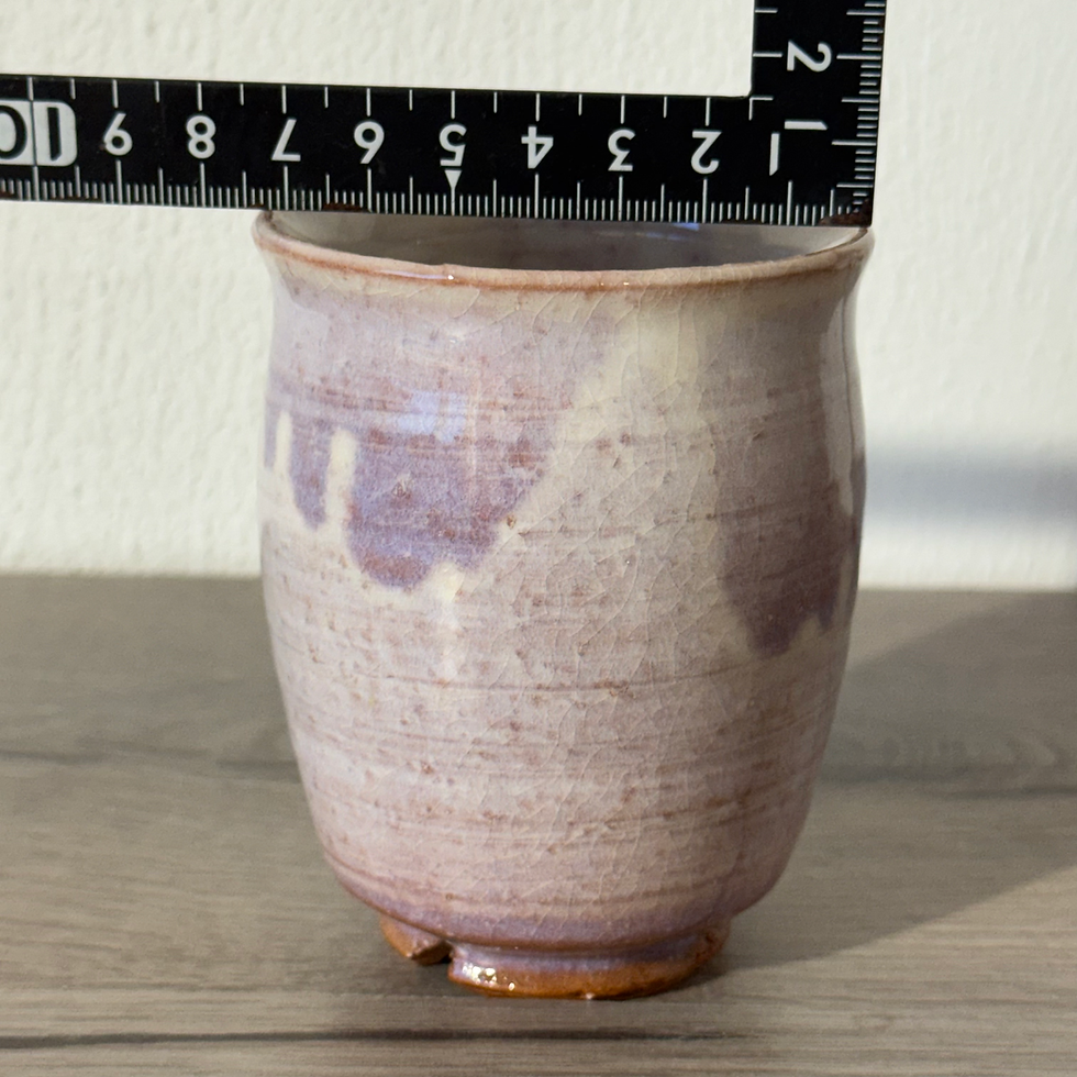 Thumbnail: EE62)Hagi ware tea cup Yuka Matsuo