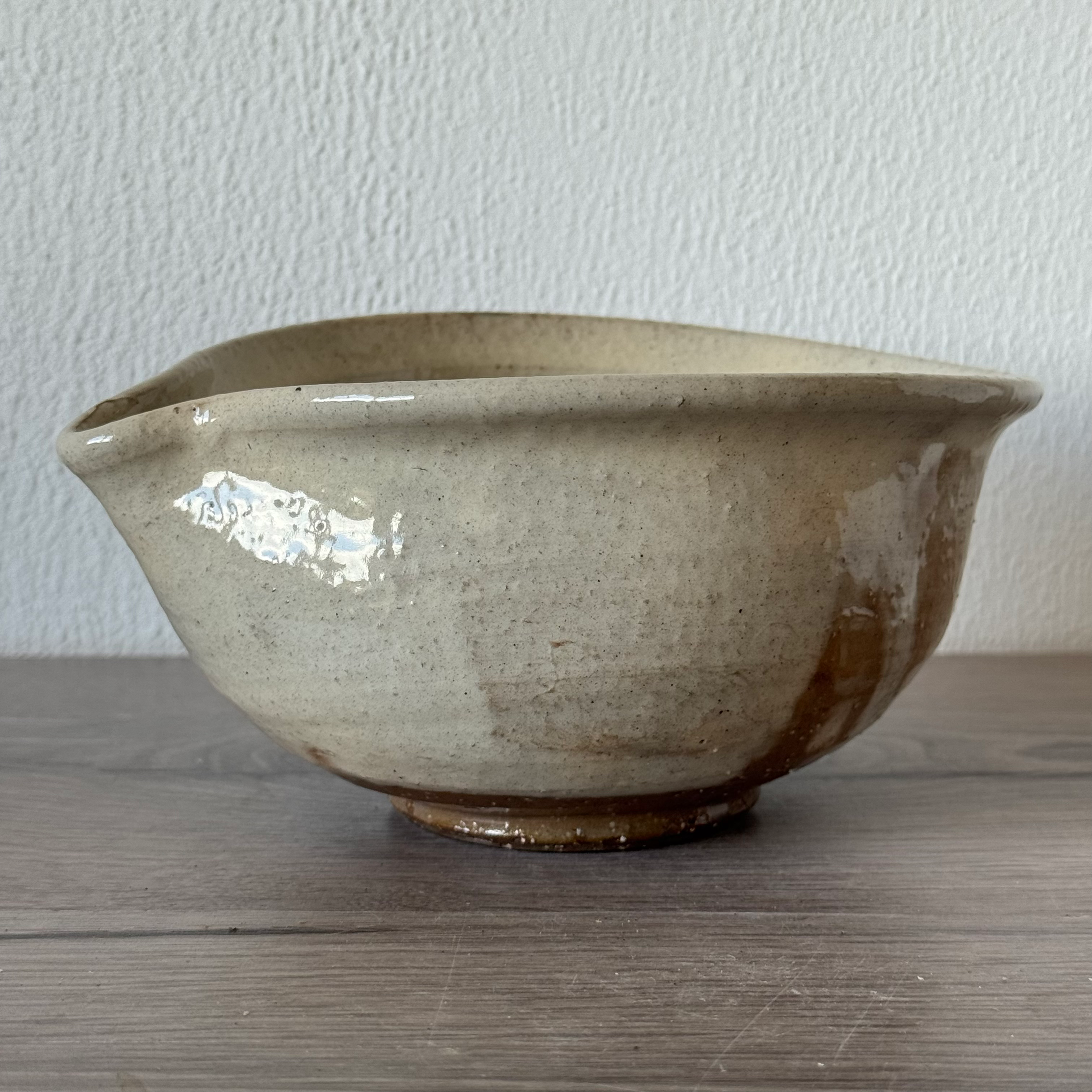 X033)Hagi ware Seigan Yamane Matcha latte bowl