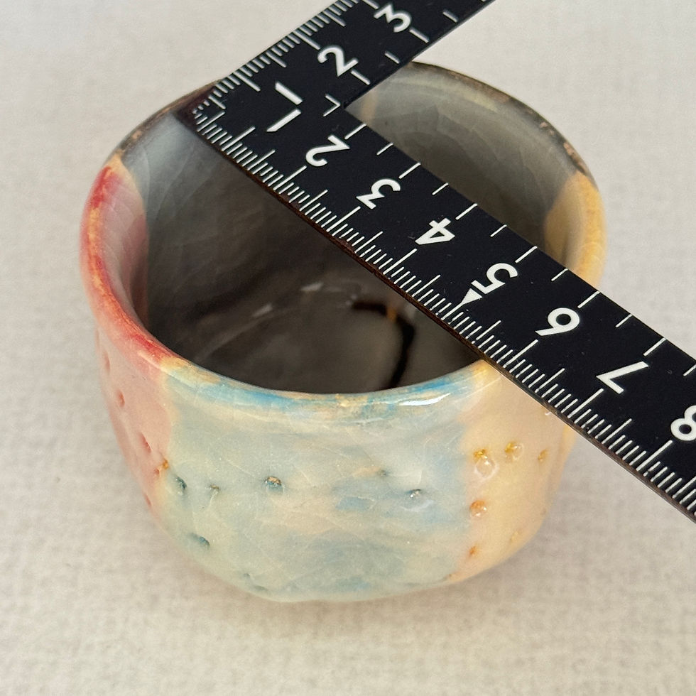 Thumbnail: AE72) Hagi ware Ken Sasaki espresso cup,sake cup