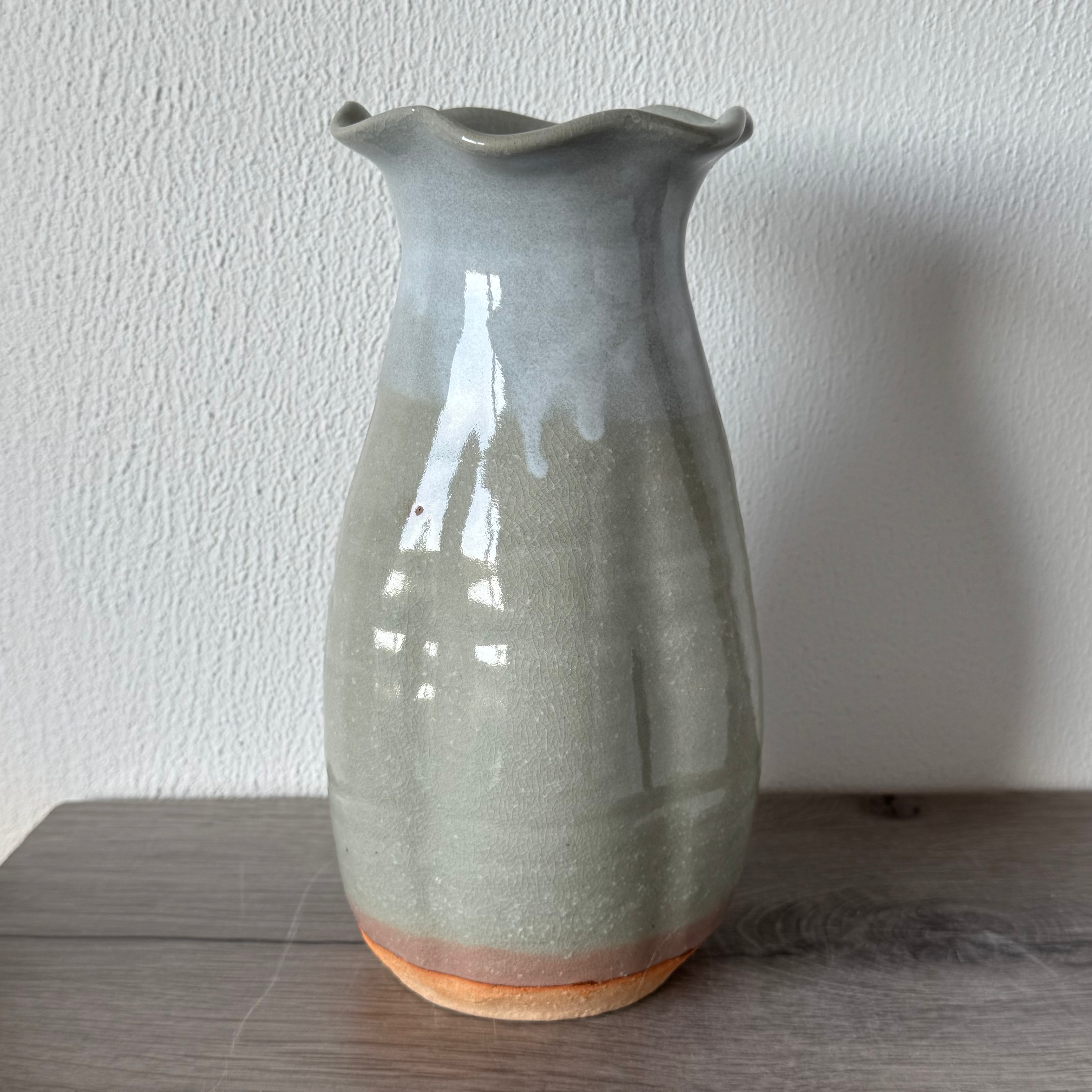 BB30)Hagi ware Senshu Okada Vase