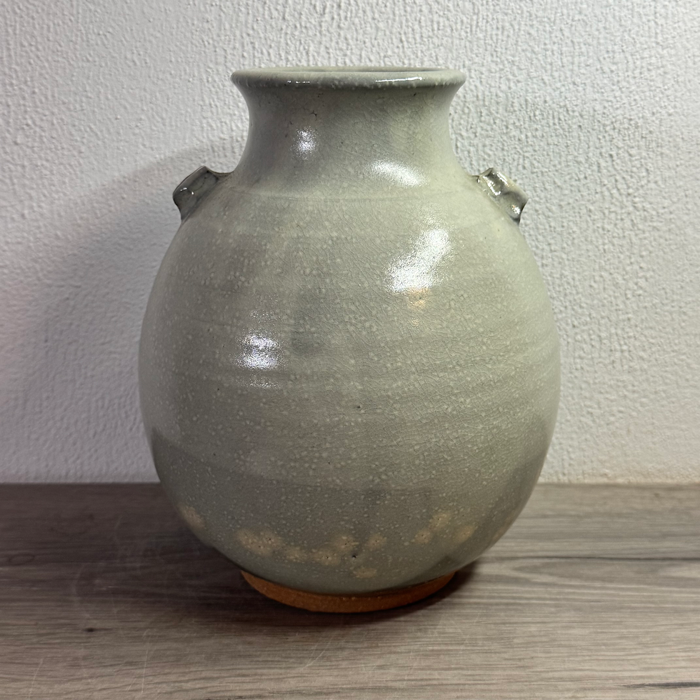 Thumbnail: KK73)Hagi ware  Vase Senshu Okada