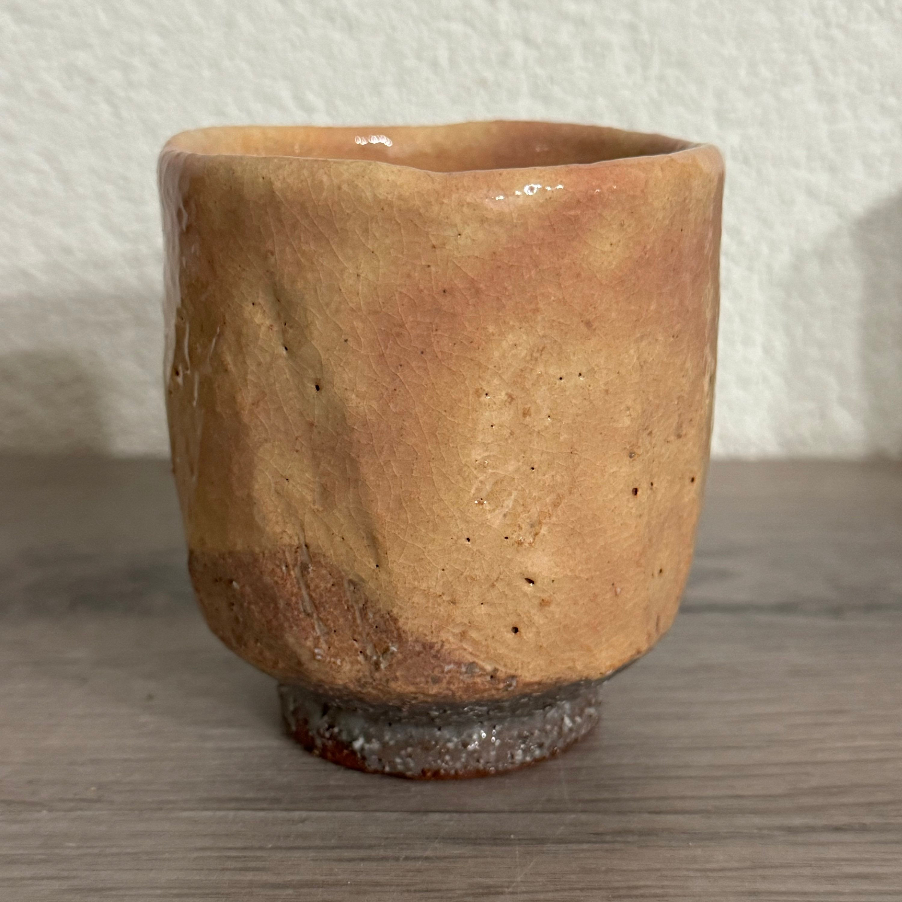 Q020)Hagi ware Kunisuke Nakahara tea cup