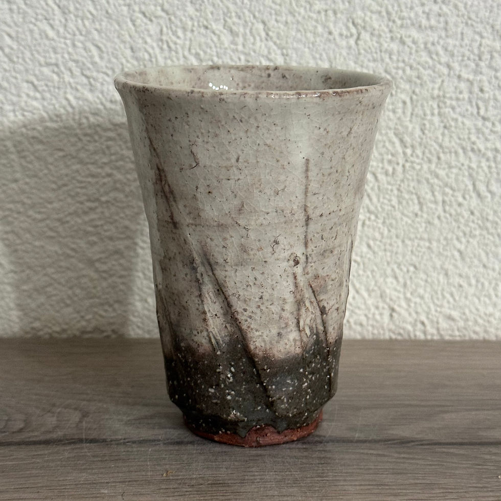 Thumbnail: N061)Hagi ware Kunisuke Nakahara cup tumbler