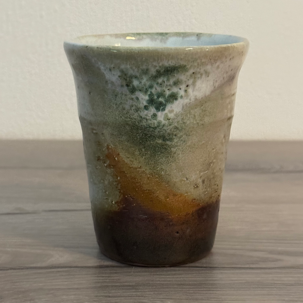 Thumbnail: FF83) Hagi ware Seigan Yamane tea cup tumbler