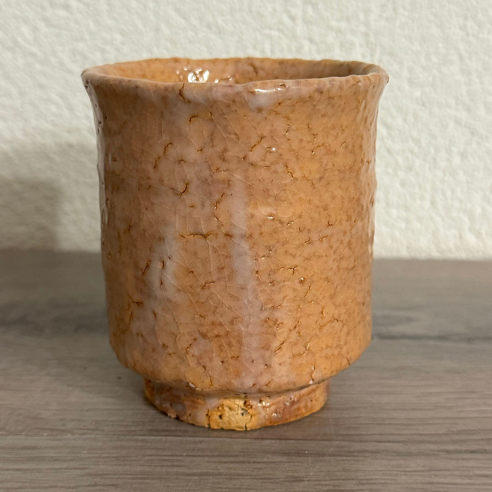 Thumbnail: Q019)Hagi ware Kunisuke Nakahara tea cup