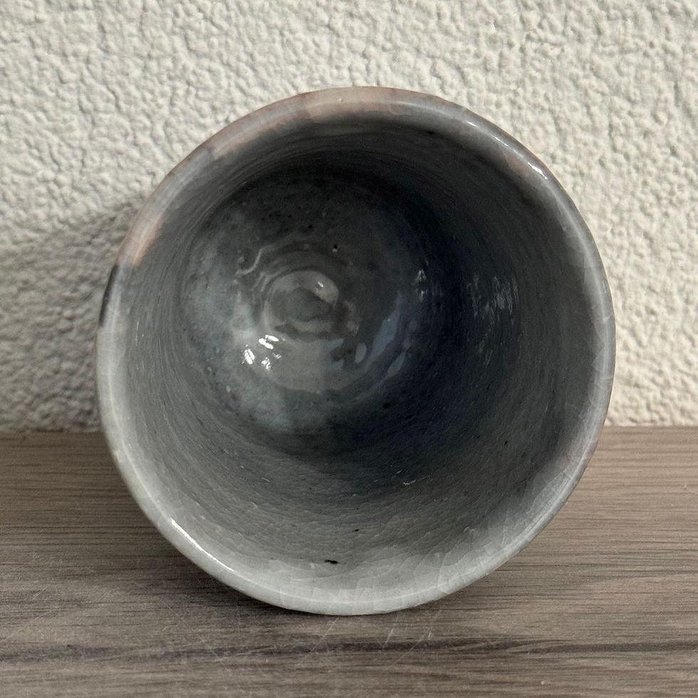 Thumbnail: N084)Hagi ware Kunisuke Nakahara cup goblet tumbler