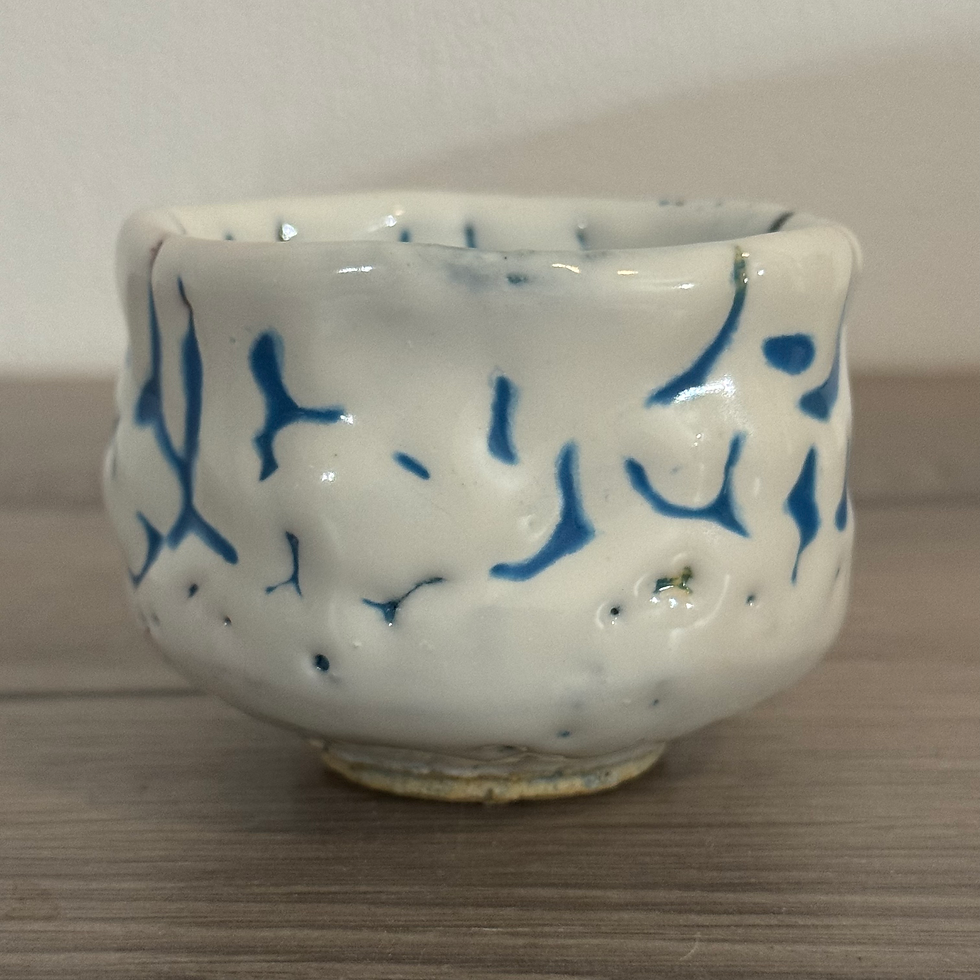 Thumbnail: CC84) Hagi ware Ken Sasaki espresso cup,sake cup