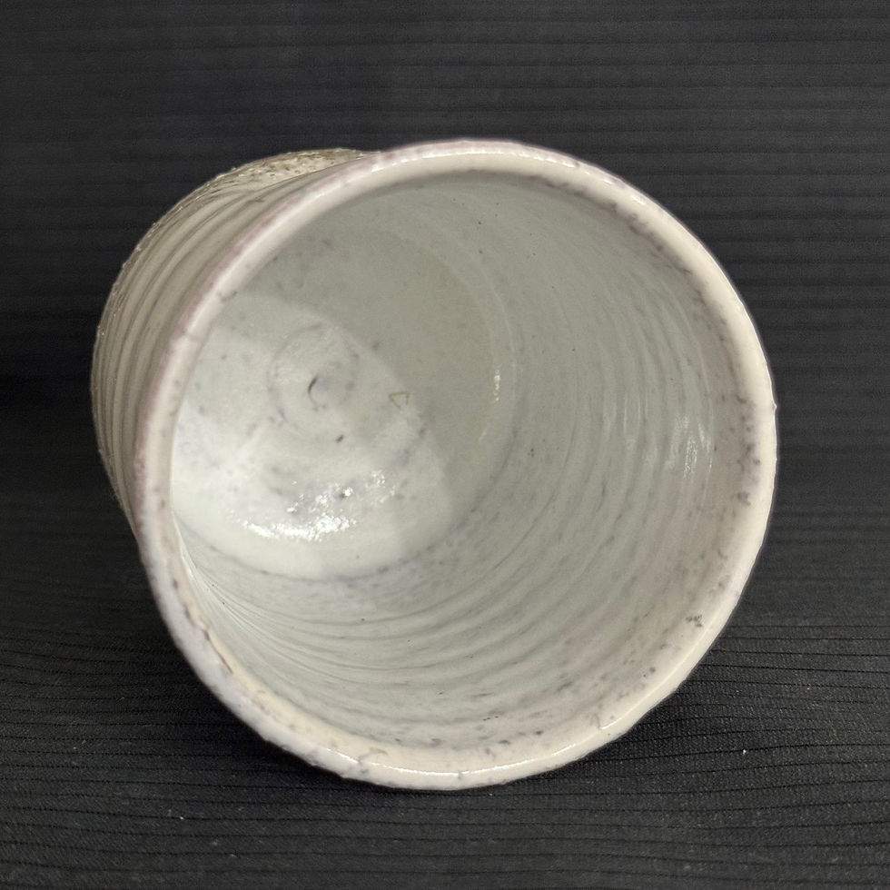 Thumbnail: K079)Hagi ware Kunisuke Nakahara tea cup