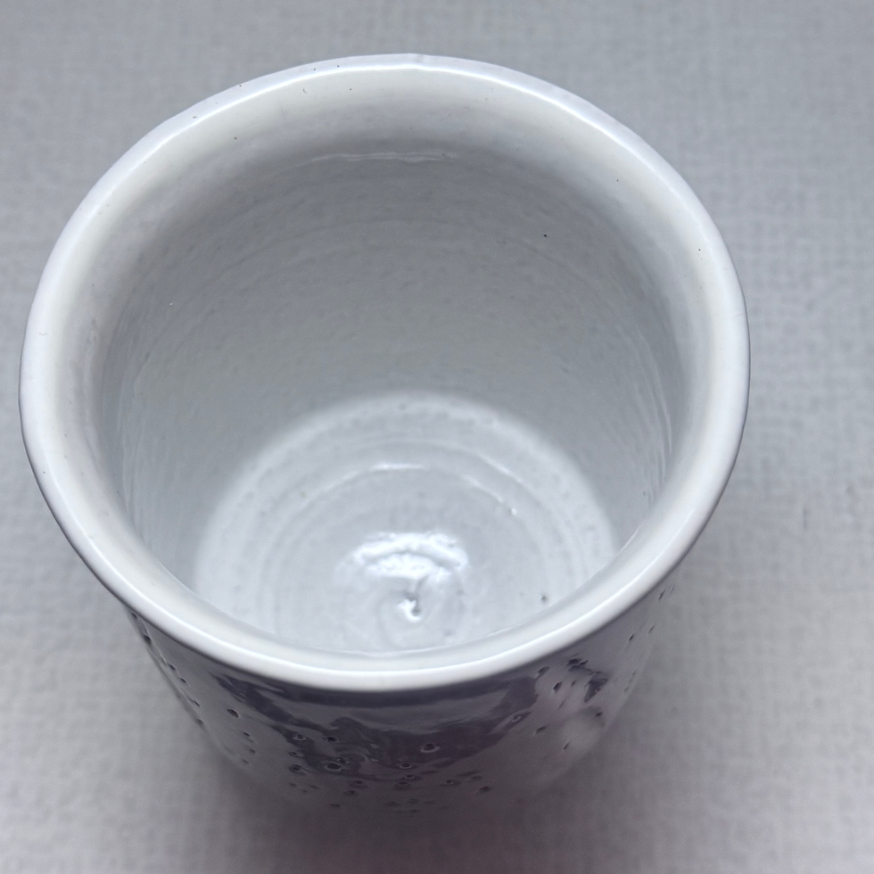 Thumbnail: OO81)Hagi ware tea cup Yuka Matsuo
