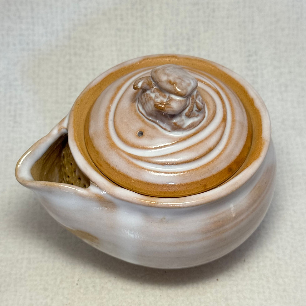 Thumbnail: YY18)Hagi ware Hohin teapot Hiroto Ono