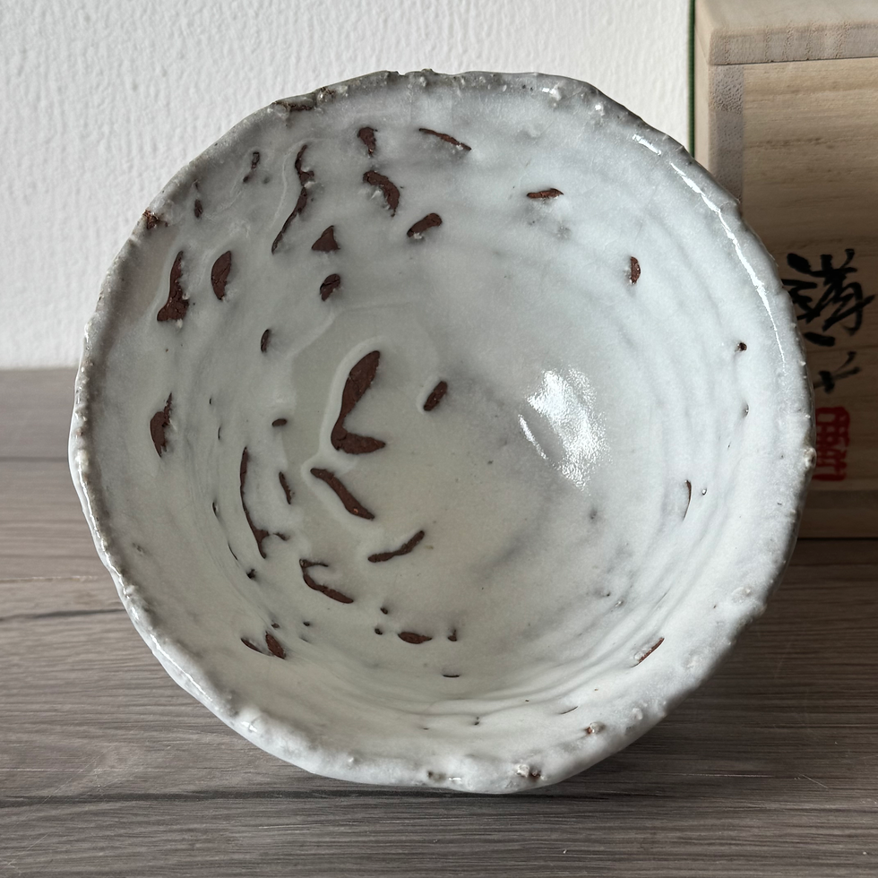 Thumbnail: Y015)Hagi ware Kohei Tanaka Matcha bowl with box