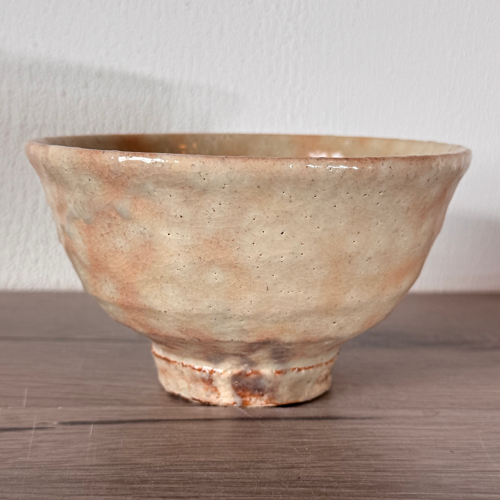 Thumbnail: KK46)Hagi ware Setsuo Hara matcha bowl