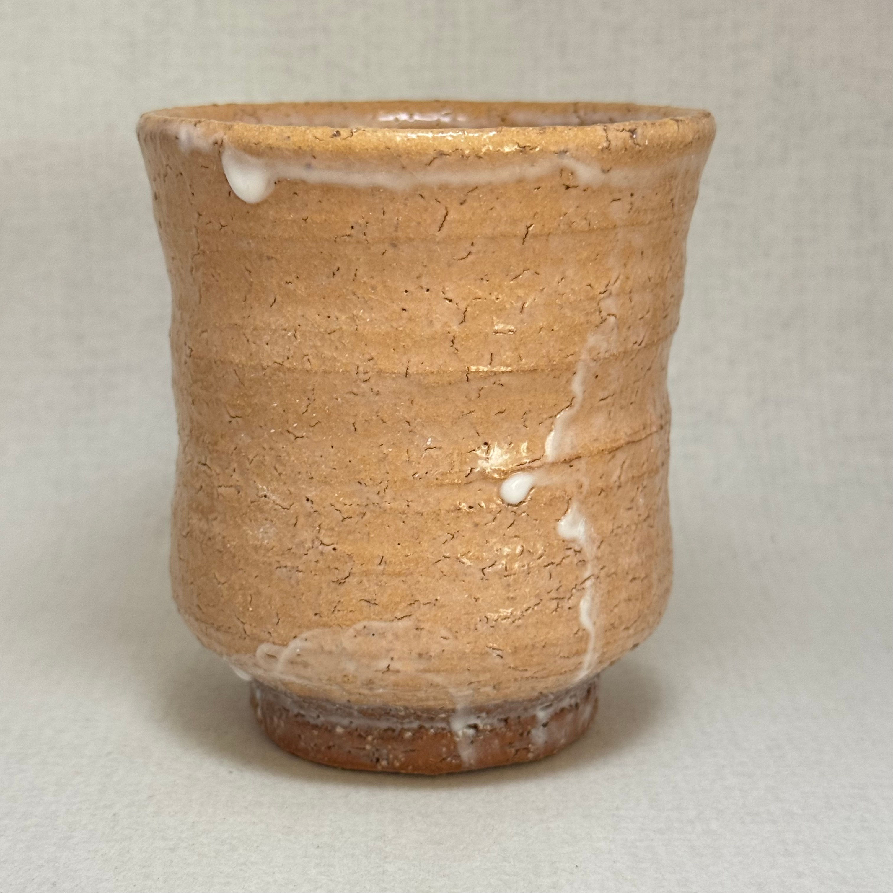 AI96)Hagi ware Eichi Shibuya tea cup