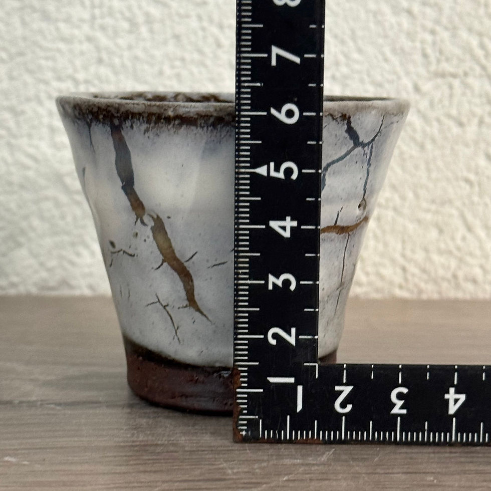 Thumbnail: L094)Hagi ware Seigan Yamane sake cup,espresso cup