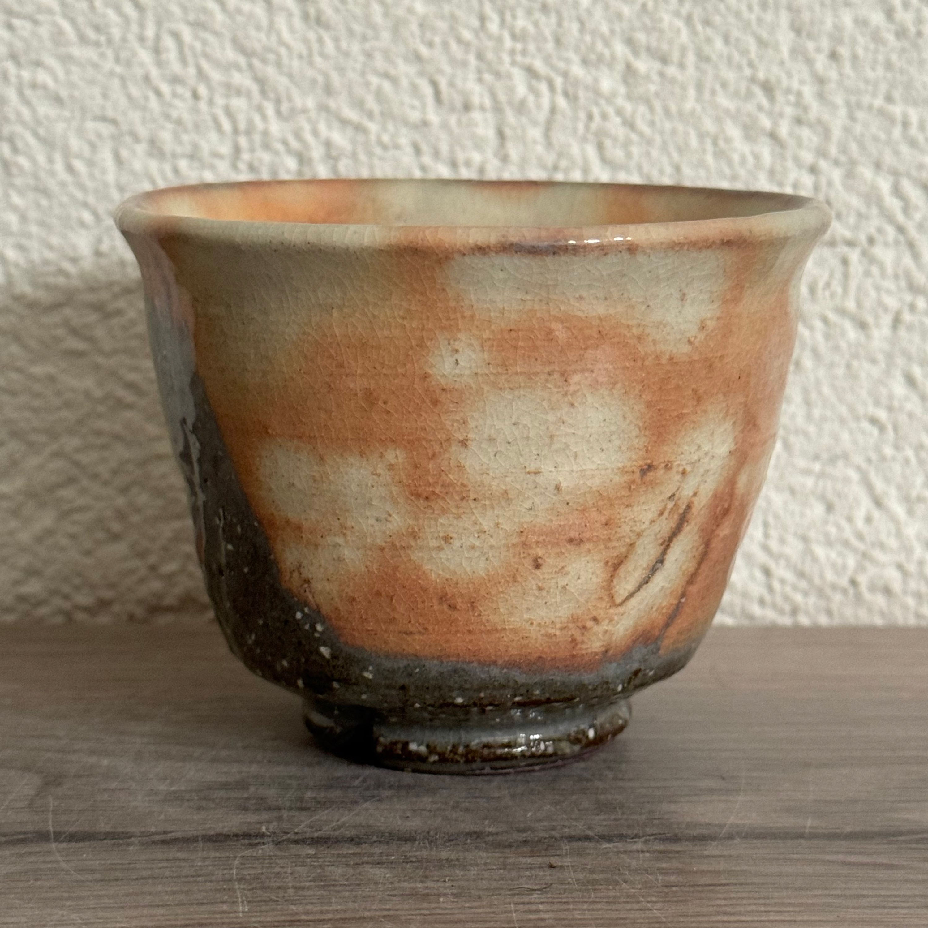 L050)Hagi ware Yuka Matsuo tea cup