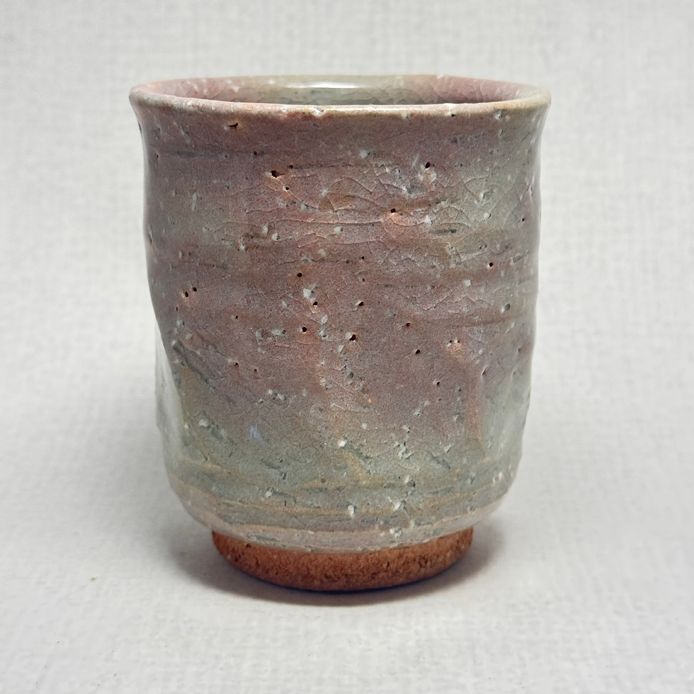 Thumbnail: Hagi ware tea cup Hagidono