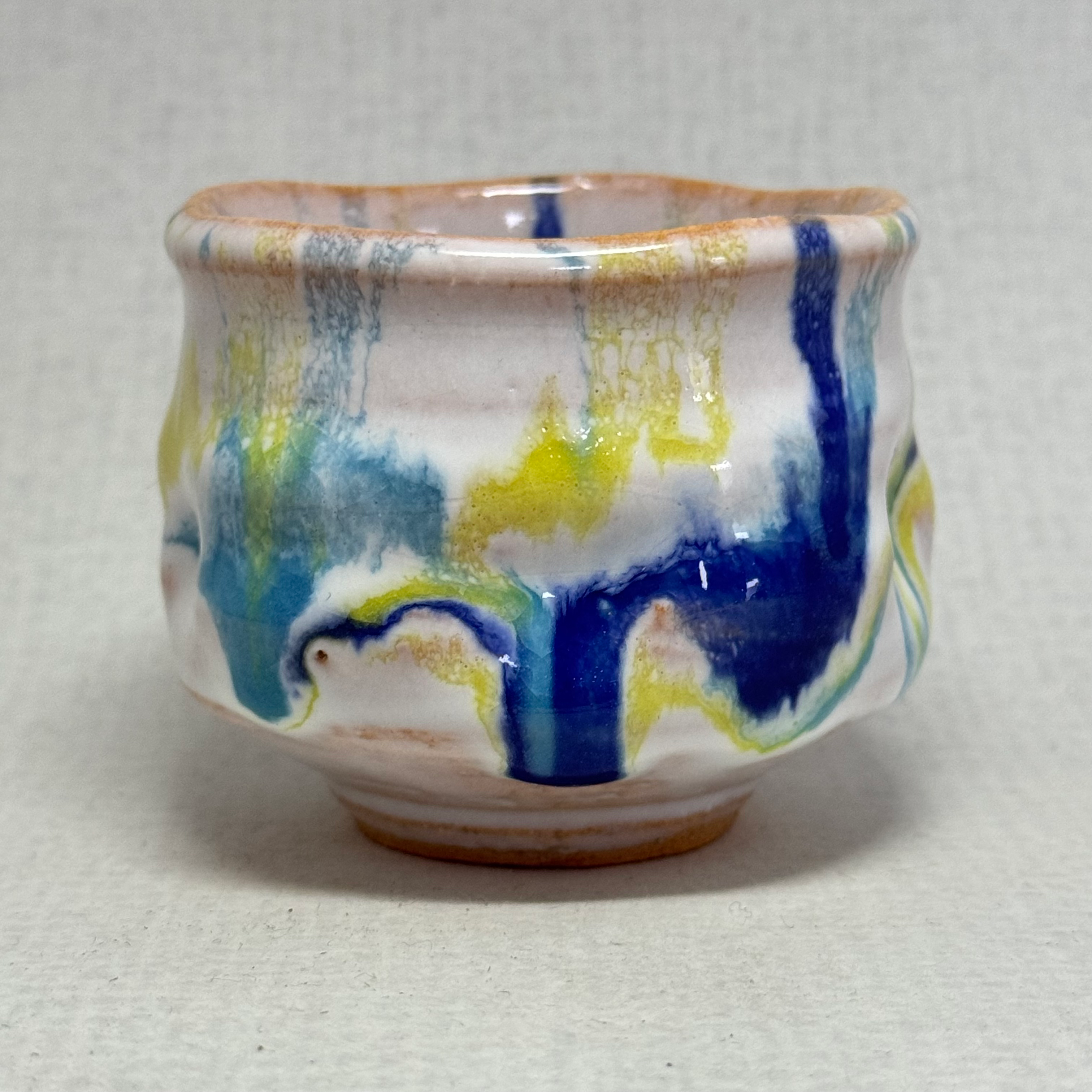 SS71)Hagi ware Seki Taian espresso cup,sake cup