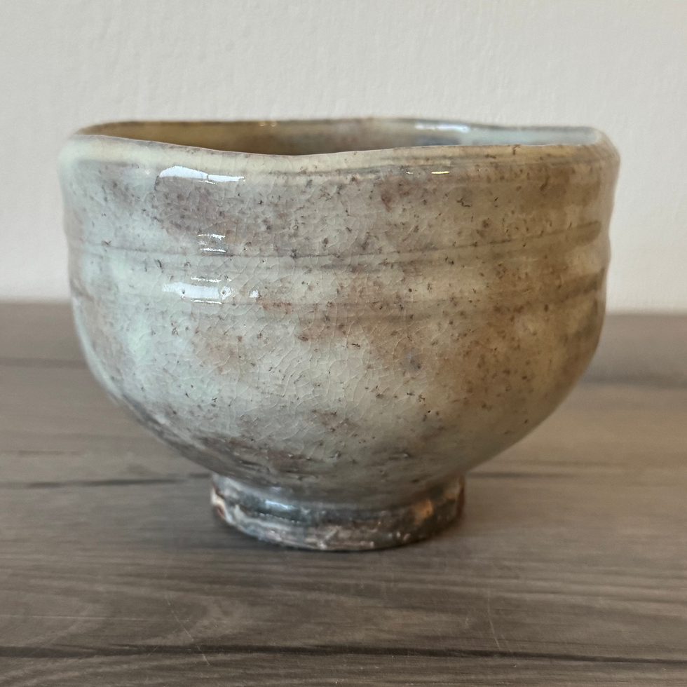 Thumbnail: GG38)Hagi ware Kunisuke Nakahara matcha bowl 