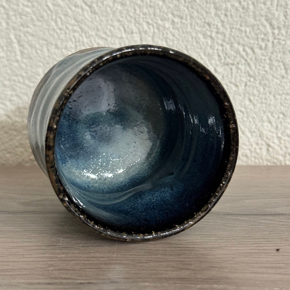 Thumbnail: L018) Hagi ware Seigan Yamane tea cup