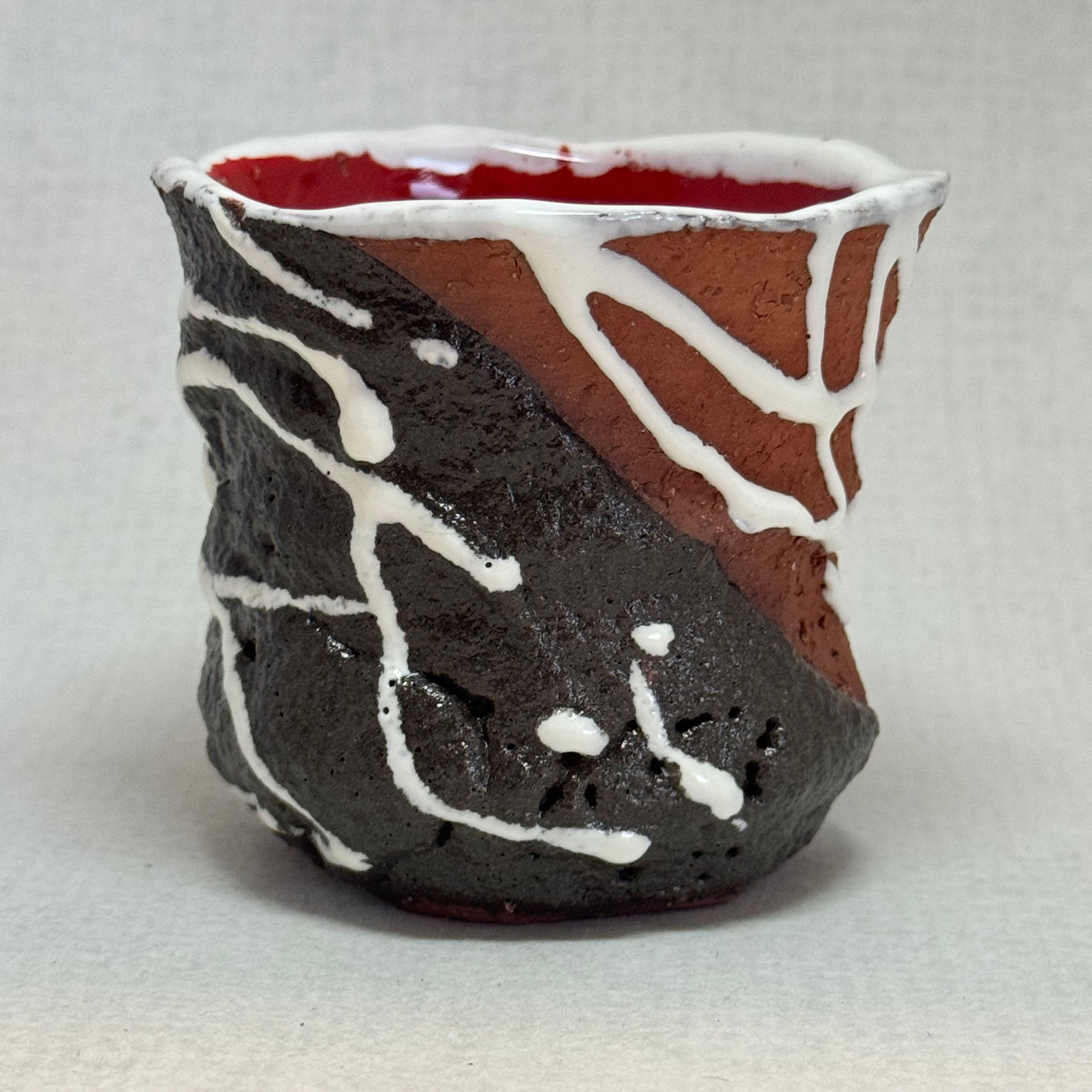 AD82)Hagi ware Yukihisa espresso cup,sake cup