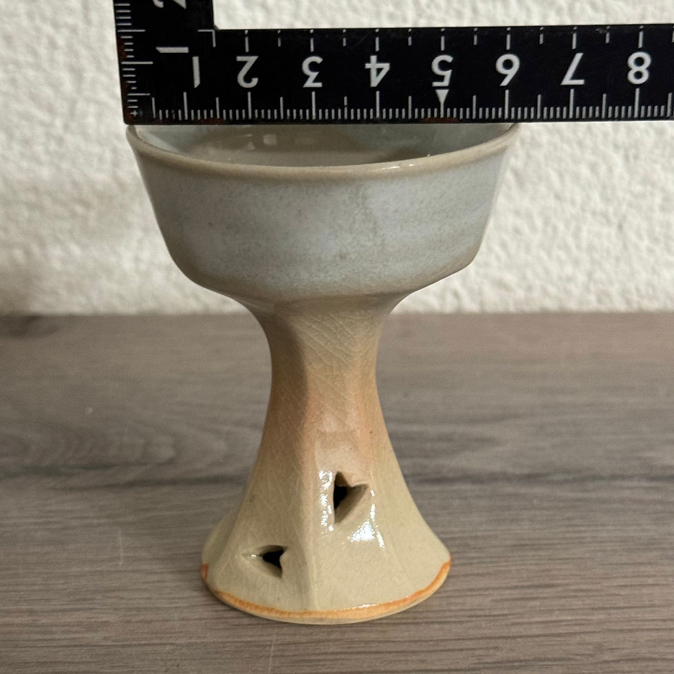 Thumbnail: P010)Hagi ware sake horse cup Bajyohai
