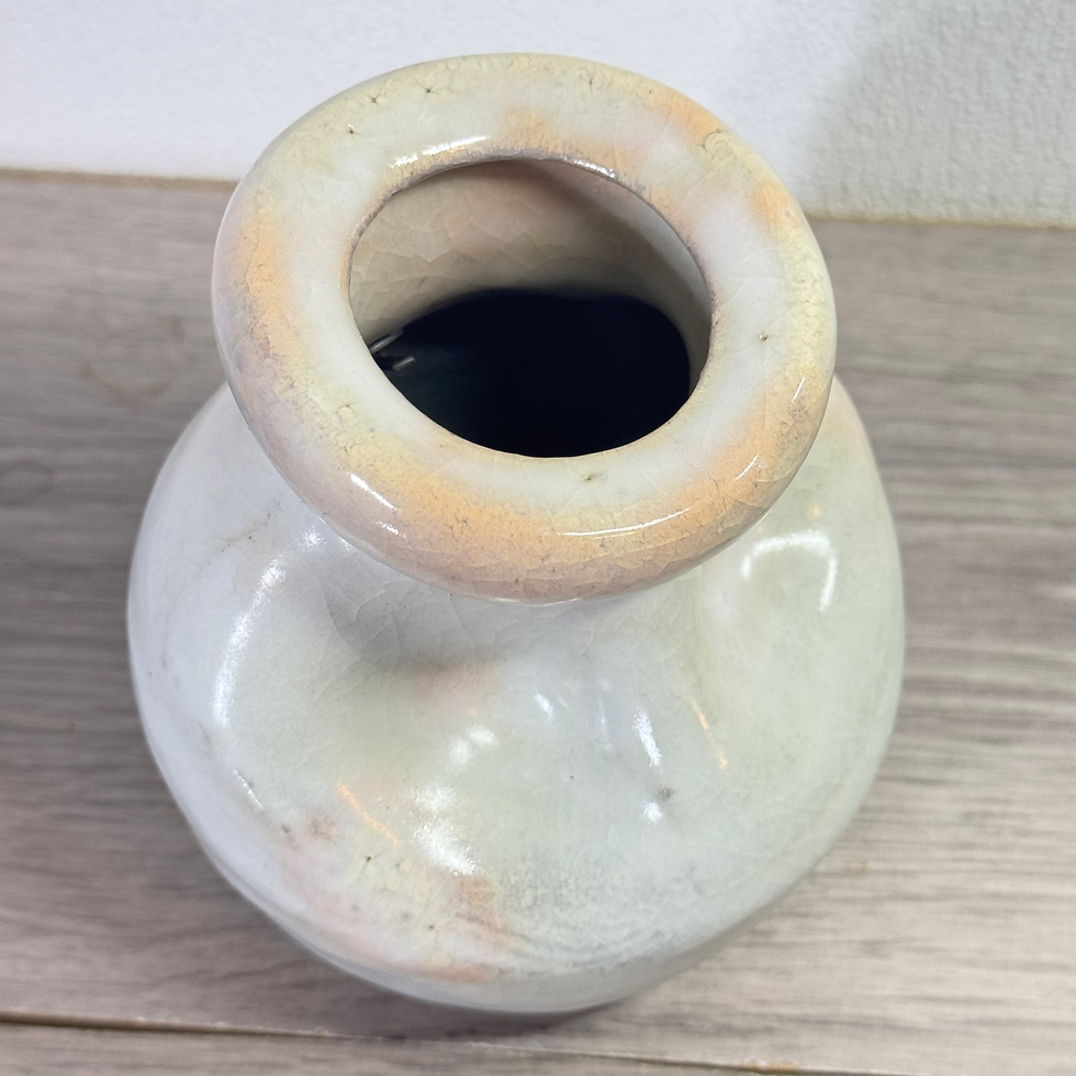Thumbnail: LL39)Hagi ware  Vase （Wall hanging）