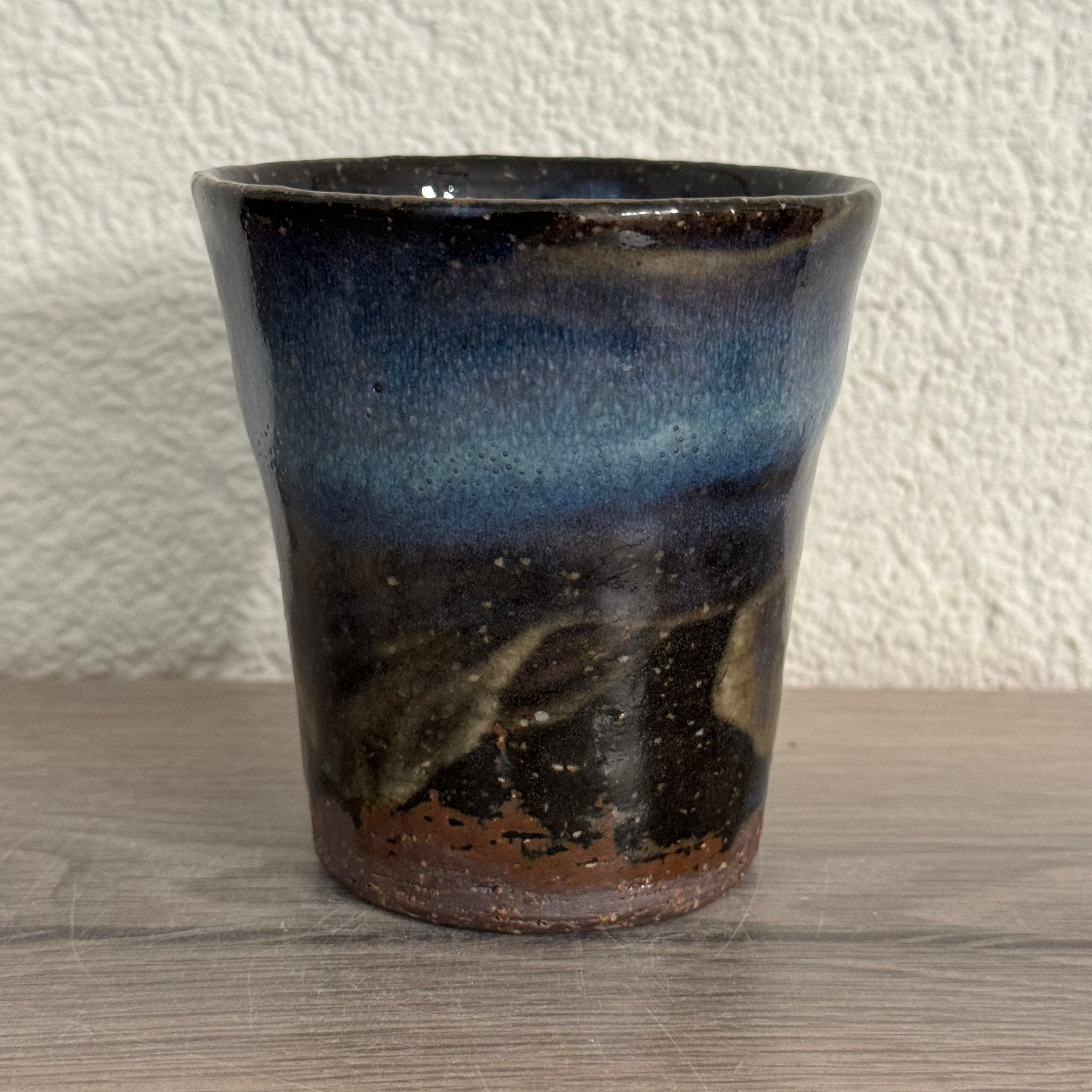 L021) Hagi ware Seigan Yamane tea cup tumbler