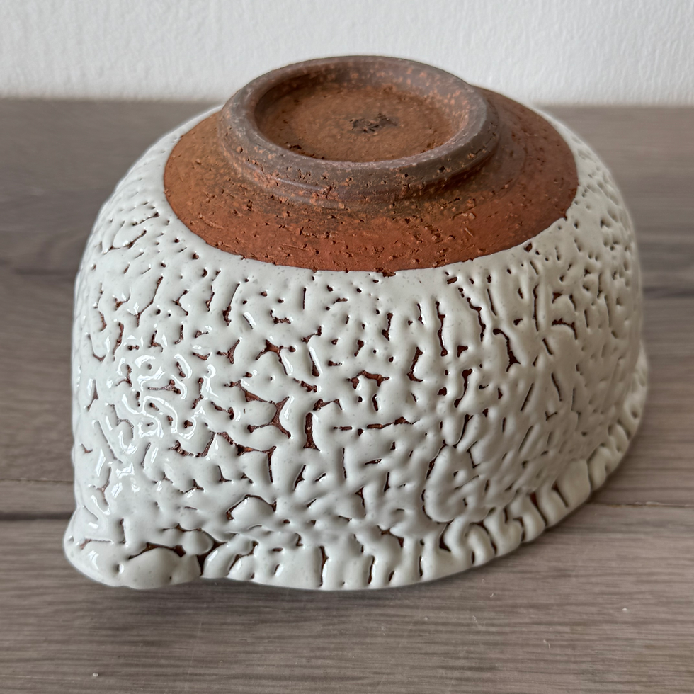 Thumbnail: X029)Hagi ware Seigan Yamane Matcha latte bowl