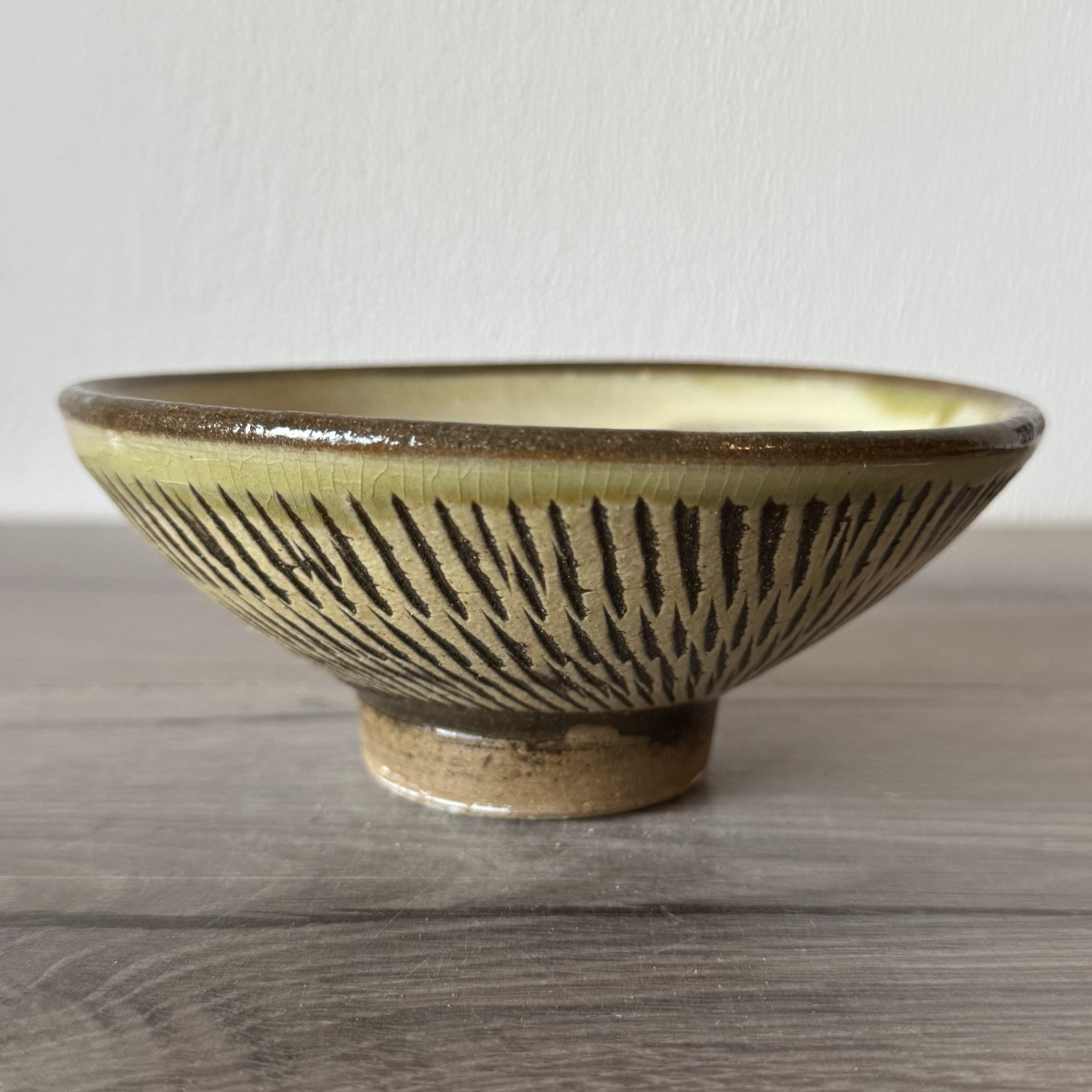 JJ34)Onta ware Small matcha bowl