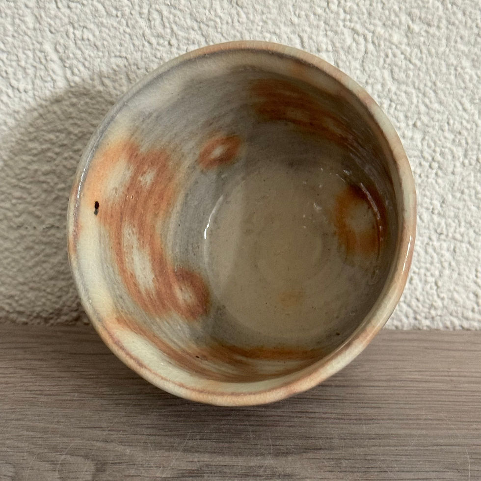 Thumbnail: L048)Hagi ware Yuka Matsuo tea cup