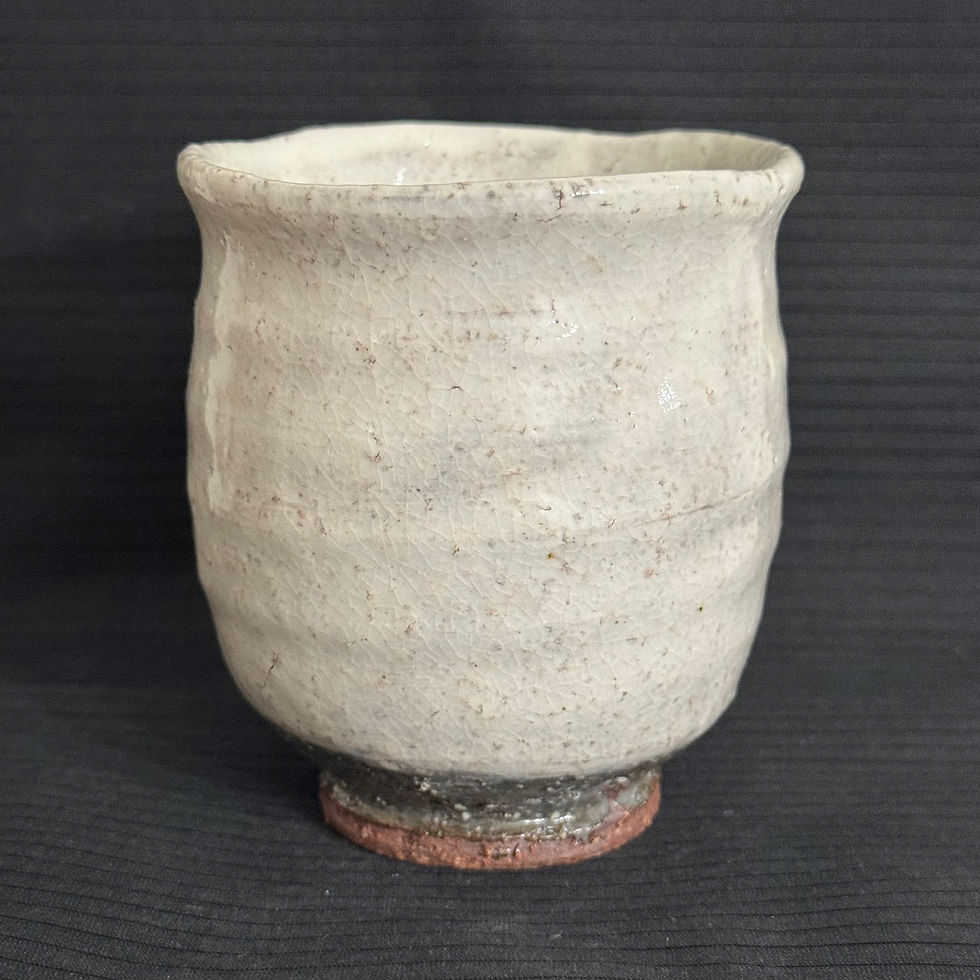 Thumbnail: K088)Hagi ware Kunisuke Nakahara tea cup