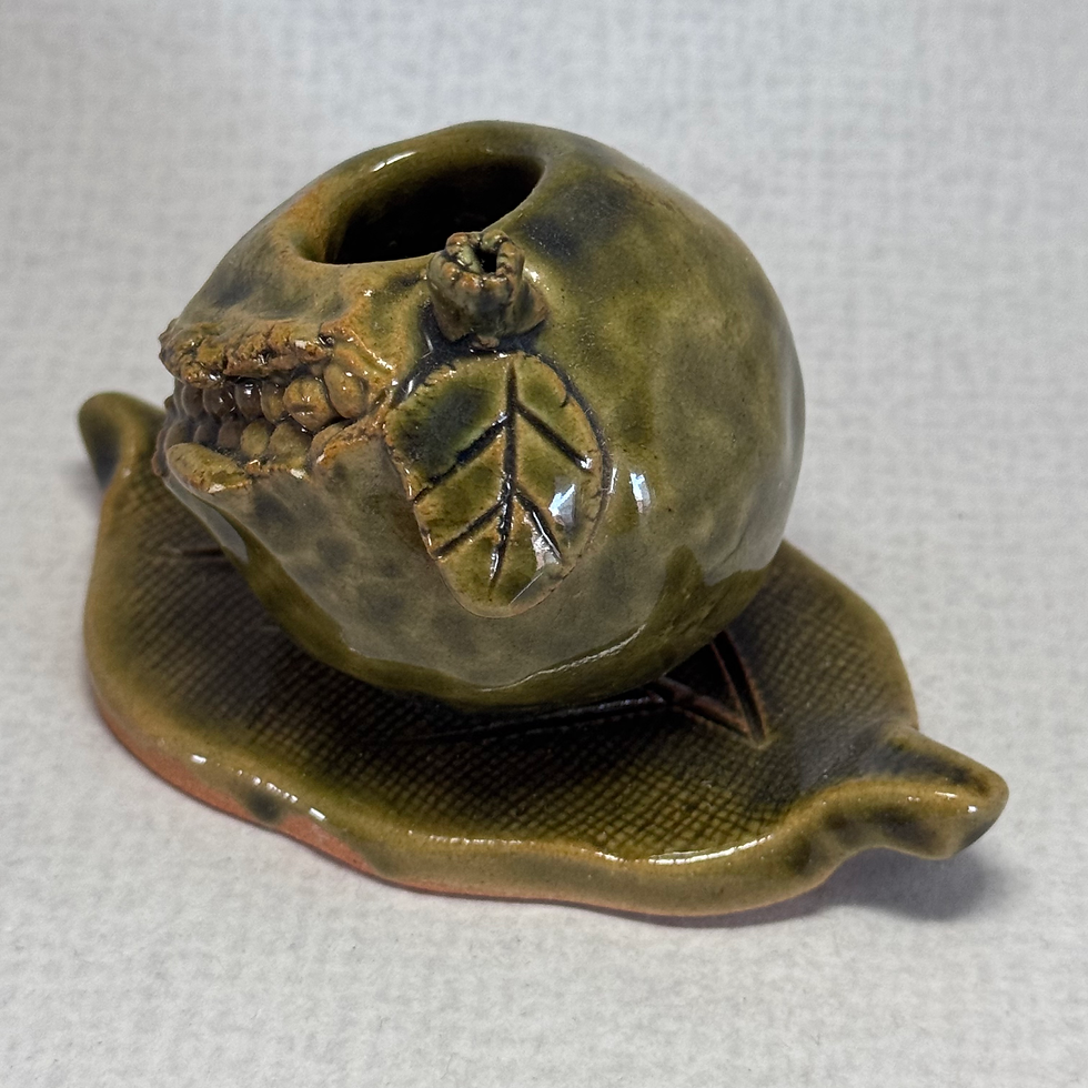 Thumbnail: OO86)Hagi ware Yuka Matsuo Toothpick,Pen holder