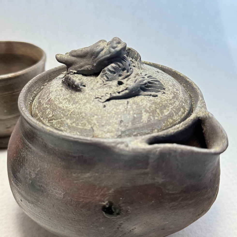 Thumbnail: XX27)Hagi ware Hohin teapot set Hiroto Ono