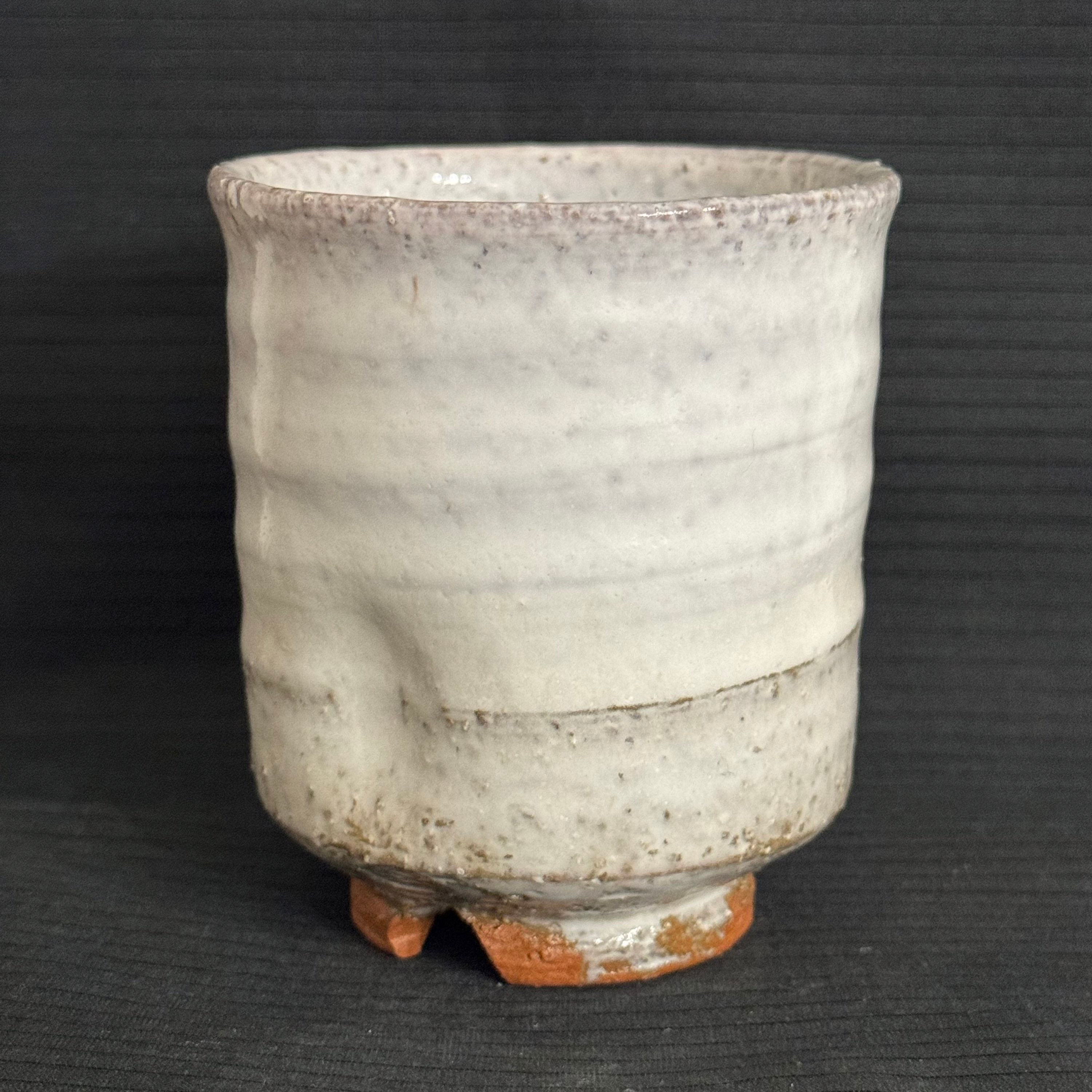 K089)Hagi ware Kunisuke Nakahara tea cup