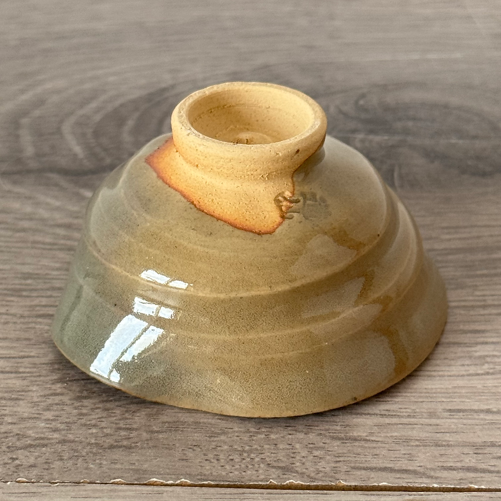 Thumbnail: W079)Susa ware Dousen Tsuchitani sake Gyokuro cup
