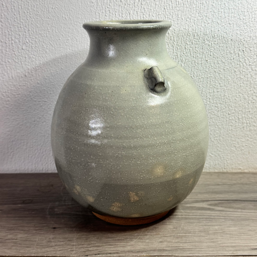 Thumbnail: KK73)Hagi ware  Vase Senshu Okada
