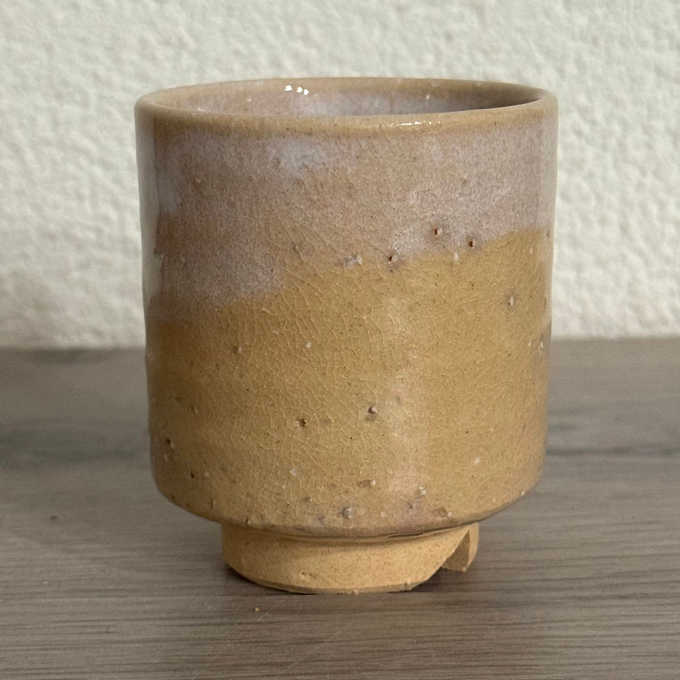 Thumbnail: Q004)Hagi ware Tenpozan tea cup