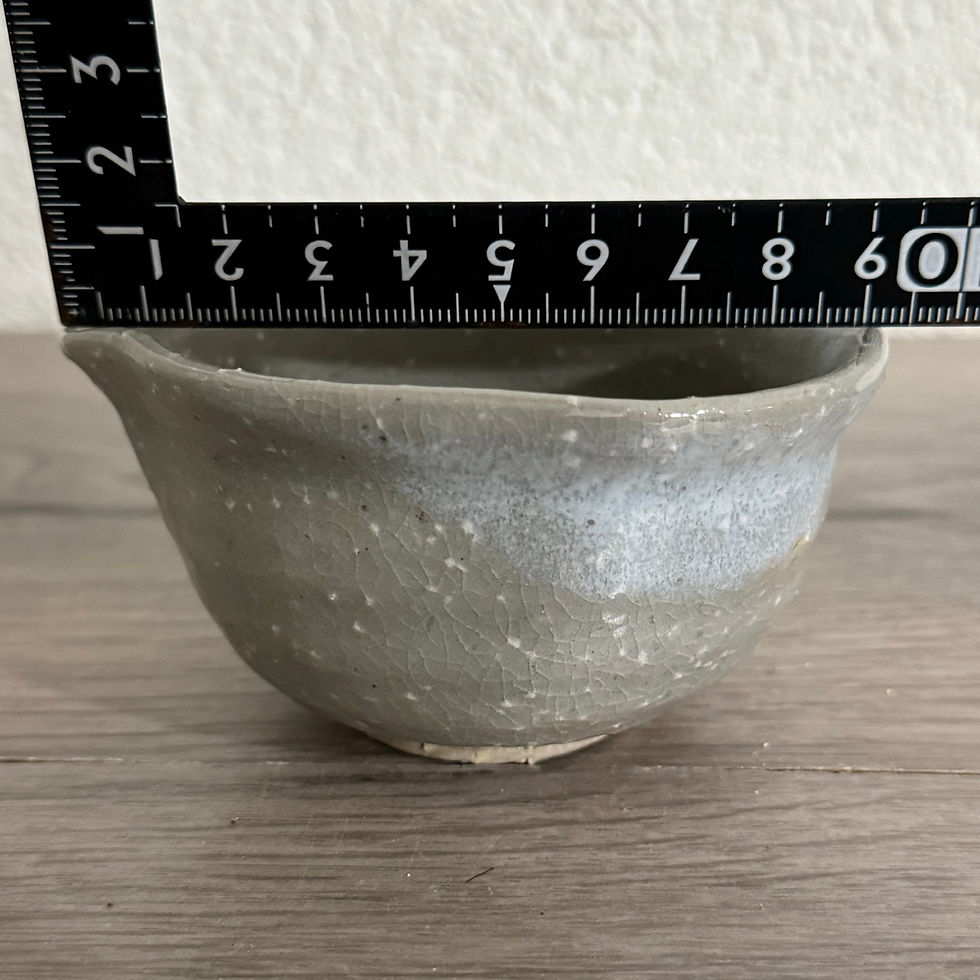 Thumbnail: O-49)Hagi ware Tenpouzan lipped bowl Yuzamashi boiled water cooling