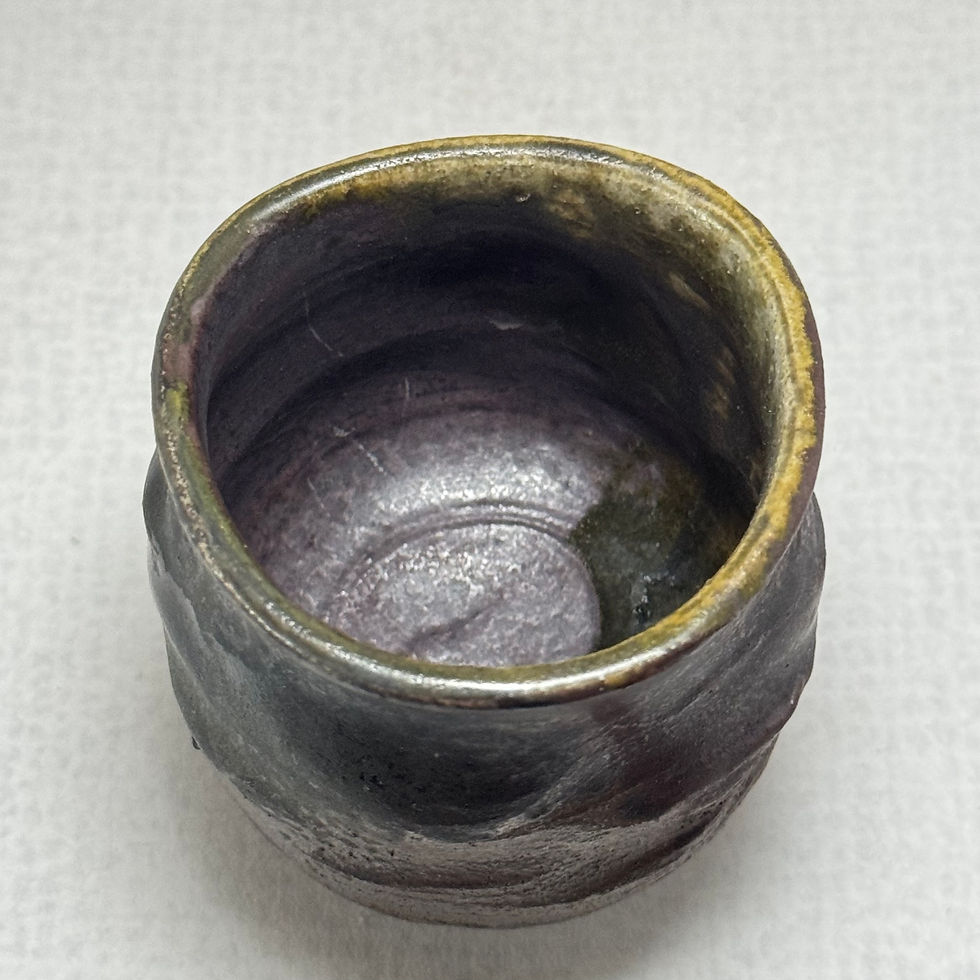 Thumbnail: AD42)Karatsu ware Kenji Koga sake,espresso cup