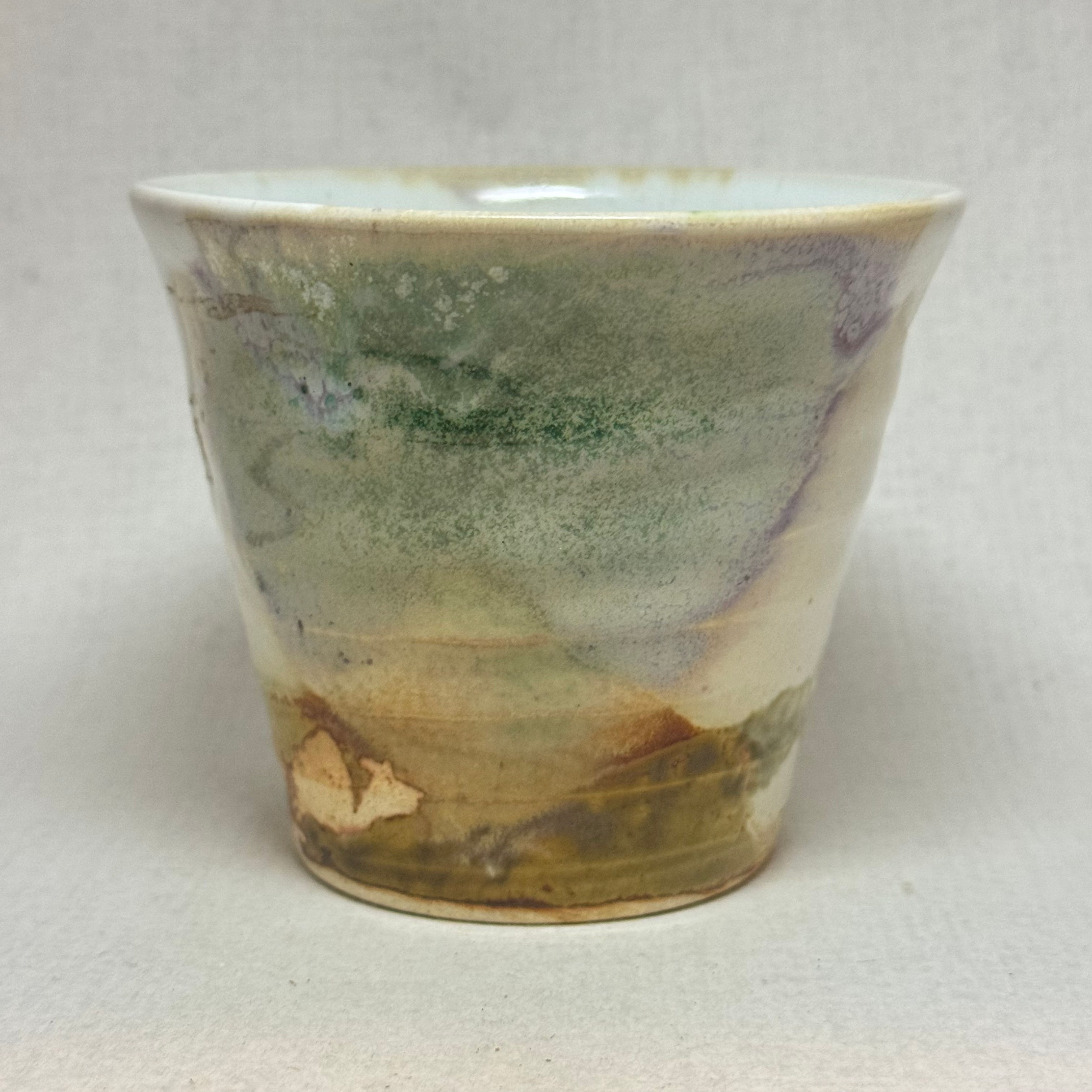 AJ24)Hagi ware  tea cup Seigan Yamane cup